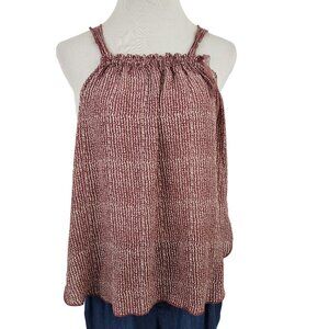 Intimately Free People Tank‎ Top Women's Extra Small Drawstring Neck Split Hem